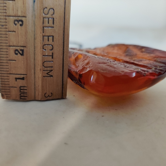 Stunning Natural Baltic Amber Lump Necklace - Picture 16 of 16